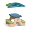 Step2 Sit and Play Junior Picnic Table with Umbrella, Plastic