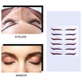 thumbnail image 4 of 12 Paires d'Autocollants Eyeliner Réutilisables pour Maquillage des Yeux, 4 of 5