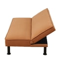 thumbnail image 4 of Bailu Convertible Futon Sofa Bed with 3 Adjustable Positions Modern Sleeper Couch Sofabed, Light Coffee, 4 of 6
