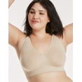 thumbnail image 4 of HanesBralette Comfort Flex Fit Women's Wireless Bra Seamless Wide Strap MHG196, 4 of 7
