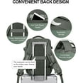thumbnail image 4 of Large Backpack for Women Men, Carry On Backpack for Airplane,Laptop bag with Shoe Compartment, Flight Approved Personal Item Bag Waterproof Olive Green, 4 of 9