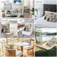 thumbnail image 6 of Abstract Art Outdoor Pillow Covers Pack of 2 Beige Brown Blocks Watercolor Modern Art Waterproof Throw Pillow Covers Decorative Cushion Cases for Patio Garden Tent Balcony Couch 16x16 inch, 6 of 8