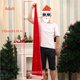thumbnail image 4 of Cateissary Gorros de Papá Noel Adultos Gorro de Papá Noel extra largo Gorros de Papá Noel Novedad Gorros de Navidad Gorro de Navidad Gorro de Papá Noel Kits de decoración para fiestas Cateissary HA024229-00, 4 of 6