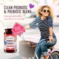thumbnail image 5 of Mama Natural Womens Probiotic – Vaginal, Gut Health & Immune Support Supplement – with Organic Prebiotics (30 Count) - Lactobacillus & Bifidobacterium Probiotic - 50 Billion CFU & 10 Strains, 5 of 8