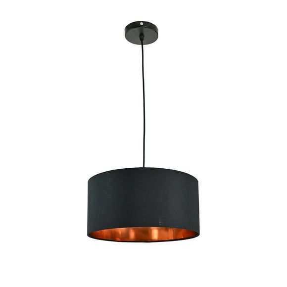 Lampara Colgante Decorativa Deydan Negro Iluminacion Luz Vic