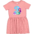 thumbnail image 3 of Inktastic Third Birthday Mermaid Girls Toddler Dress, 3 of 5