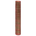 thumbnail image 1 of Holiday Time  21 inch x 5 Yards Poly Mesh With Metallic, Red & Green Stripe, 1 of 4