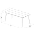 thumbnail image 6 of Plank+Beam 72" Mid Century Modern Dining Table, Solid Wood Kitchen & Dining Room Table for 6, Pecan, 6 of 7