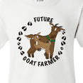 thumbnail image 4 of Inktastic Future Goat Farmer with Cute Goats and Hoof Prints Youth T-Shirt, 4 of 5