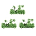 thumbnail image 1 of 3X 3.9 Inch Height Artificial Coconut Palm Plant for Aquarium Fish Tank Green, 1 of 8