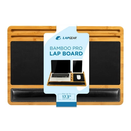 UPC: 0052162771014 | LapGear Bamboo Pro Lap Board  Natural  Fits up to 17.3-in Laptop