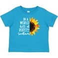 thumbnail image 3 of Inktastic Summer In a World Full of Roses Be a Sunflower Boys or Girls Baby T-Shirt, 3 of 5