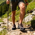 thumbnail image 3 of Fittington Men's Hiking Shoes Trekking Trails Outdoor Sneakers Walking Shoes with Arch Support, Reflective Safety Feature, 3 of 10