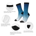 thumbnail image 3 of Vsdgher Christmas Snowflakes Crew Socks for Men & Women, Breathable Casual Athletic Ankle Socks, 3 of 6