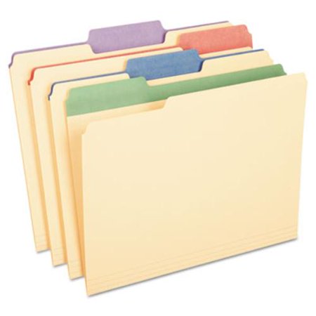 - Pendaflex Colored Tab Manila File Folders - 0.75