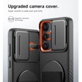 thumbnail image 5 of Suritch Phone Case for Samsung Galaxy S25 FE with 360° Rotatable Hand Strap Grip, Invisible Kickstand and Slide Camera Cover, Rugged Shockproof Protective Cover, Black, 5 of 7