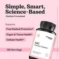 thumbnail image 3 of Wholesome Story 600mg N Acetyl Cysteine Supplement for Liver, Lung, & Fertility Support, 120 Caps, 3 of 9
