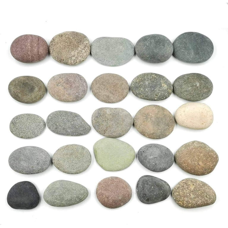 Koltose by Mash - Craft Rocks for Painting, 100% Natural River Stones, 2” -  3.5” inch, Set of 50