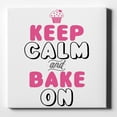 thumbnail image 1 of Keep Calm and Bake On - 10" x 10" - Decorative Canvas Wall Art - White Edge - 5/8" Gallery Wrapped, 1 of 2