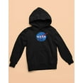 thumbnail image 5 of Old Glory Mens NASA Distressed Logo Long Sleeve Graphic Hoodie, 5 of 6