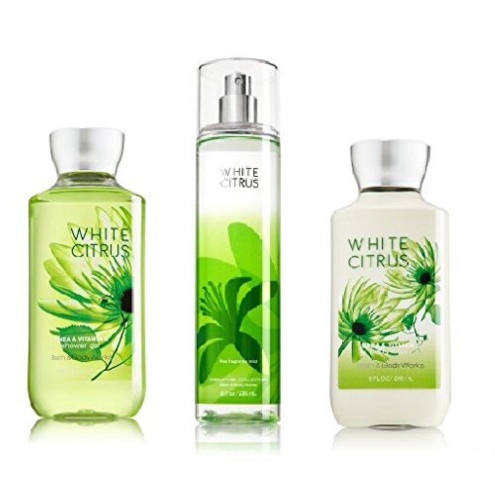 bath and body works signature collection white citrus shower gel