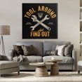 thumbnail image 2 of Stupell Industries Tool Around & Find Out Canvas Wall Art design by Jedco Brands, Inc., 36 x 36, 2 of 7