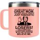 thumbnail image 1 of Taza de Café de Acero Inoxidable 14 oz para Mamá Genial AMAZPRINTS, 1 of 9