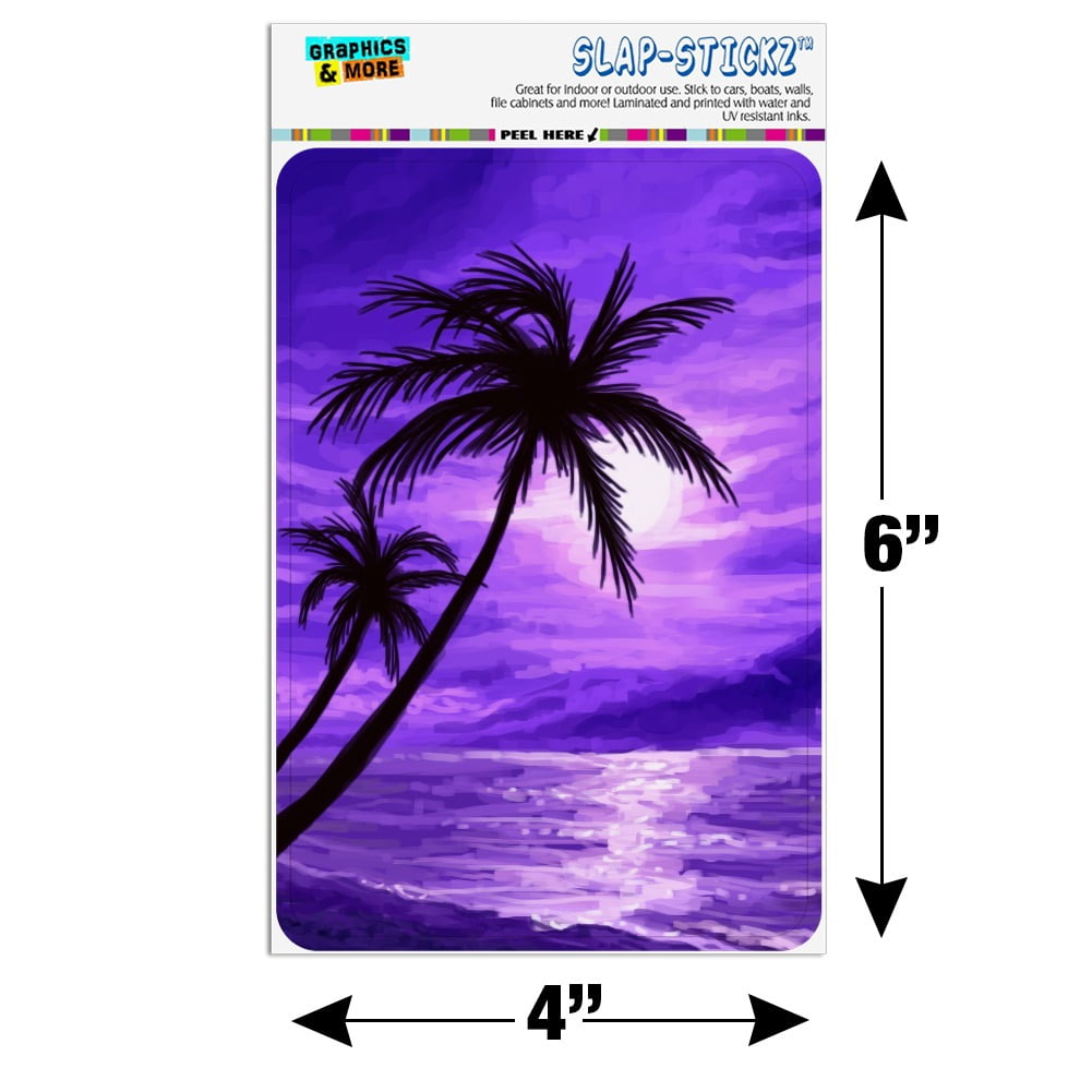 PERSONALIZED TROPICAL PARADISE PALM TREE PINK PURPLE SUNSET SWITCH PLATE COVER