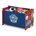 PAW Patrol Toy Box with Retractable Fabric Top by Delta Children, Blue