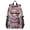 Cartoon Girl and Graffiti, variant on 14" Laptop Backpack Waterproof Airline Approved Stylish Casual Daypack for Travel Business College Work, Cute Witch Tombstones Star