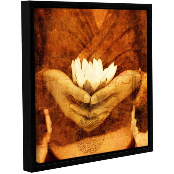 ArtWall Elena Ray "Lotus" Gallery-wrapped Floater-framed Canvas