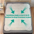 thumbnail image 5 of 15 Pack Fitted Sheet Strap, Fitted Sheet Tensioner Adjustable Bed Sheet - Triangle Fitted Sheet Tie Down For Bed Sheets, Sofa Cushion, Mattress, 5 of 5