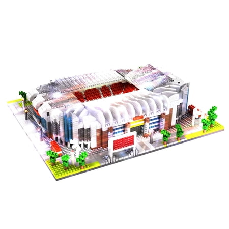 HI-REEKE Architecture Micro Mini Building Block Set Old Trafford Soccer Stadium Kit ABS Toy Multicolor