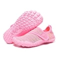 thumbnail image 4 of Water Shoes for Kids Athletic Hiking Water Shoes Girls Slip On Boys Barefoot Water Shoes for Swim Pool Beach Surf Pink 28, 4 of 7