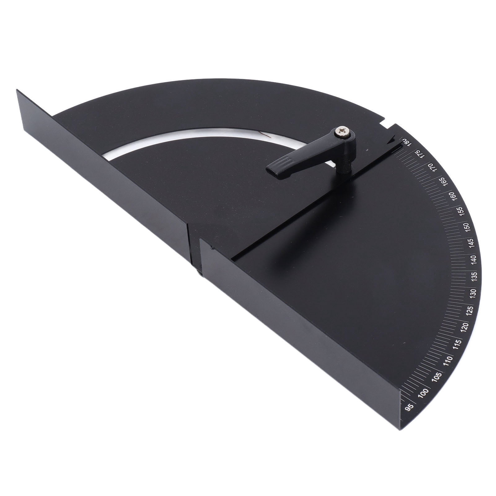 Adjustable Woodworking Protractor, Secure Angle Clamping, Long,Lasting Clear Scale for Crafts
