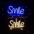 thumbnail image 4 of Lohuatrd Smile Neon Sign LED Lamp Creative Shape USB/Battery Operated Non-glaring Holiday Party Table Lamp Decor, 4 of 8