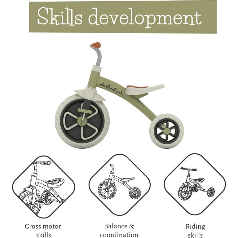 Chillafish Ziggi – Sturdy Tricycle with Carry Handle & 12