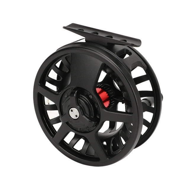 Fly Fishing Reel with Release Black Aluminium Alloy Large Line