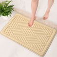 thumbnail image 4 of Summercome Memory Foam Bathroom Rugs, Ultra Soft & Non-Slip Bath Mat, Water Absorbent and Machine Washable Bath Carpet Rug, For Shower Bathroom Floor Rugs, 24''x16'' (Beige), 4 of 9