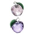 thumbnail image 1 of 2 Pisapapeles s de Cristal Peso de Papel de 4 Cm de Diámetro, Decoración Navideña Zulema Pisapapeles de manzanas de cristal, 1 of 5