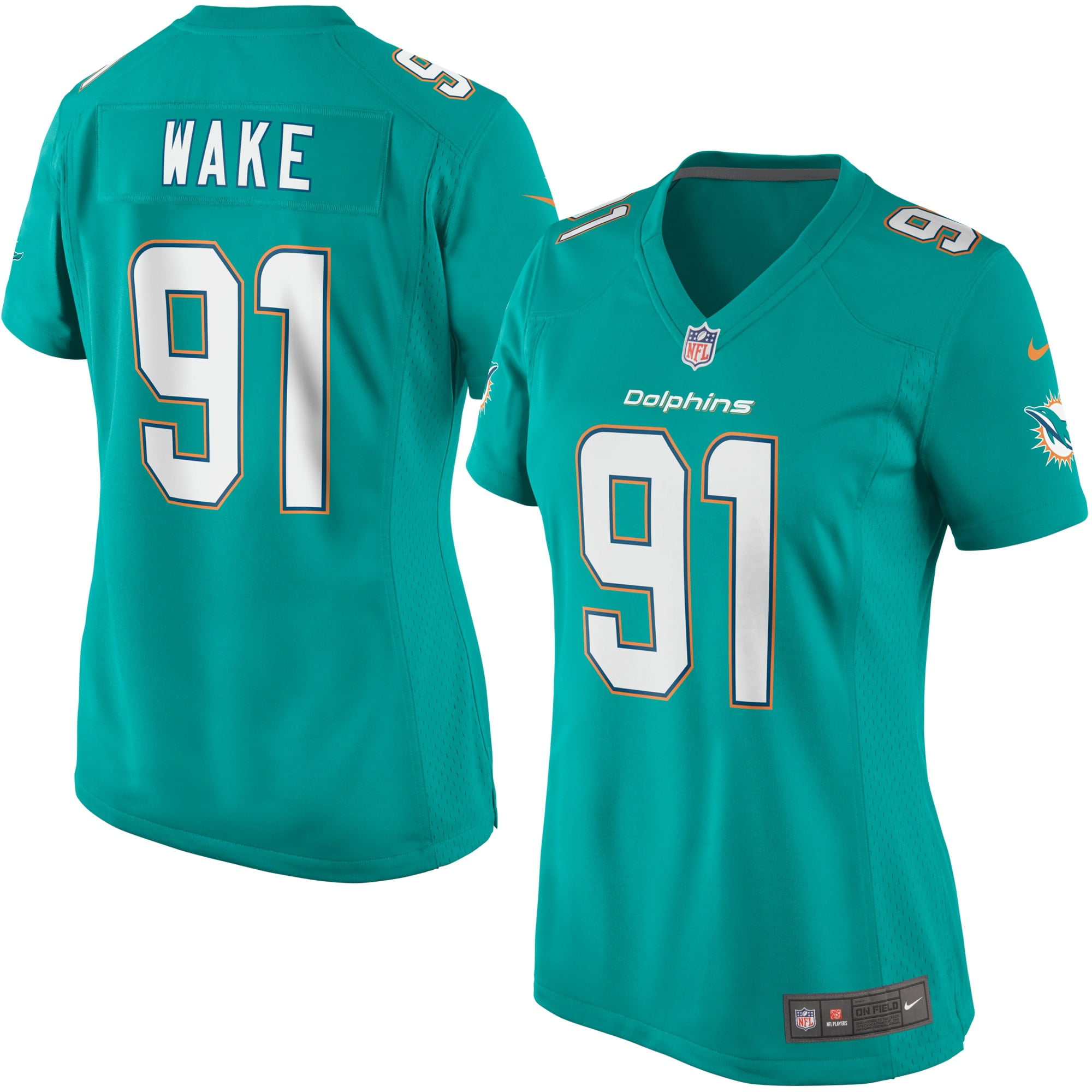 Cameron Wake Miami Dolphins Nike Women's Game Jersey - Aqua - Walmart.com