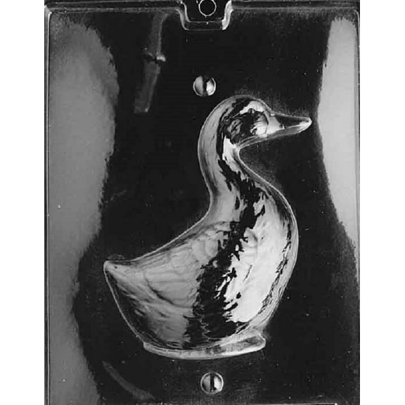 Grandmama's Goodies A073A & B 2 Piece 3D Goose Chocolate Candy Soap Mold with Exclusive Molding Instructions