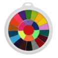 thumbnail image 1 of Almohadilla Para Sellos De Tinta Para Niños, Mejora La Imaginación, Almohadilla De Tinta Para Huellas Dactilares DIY Para Niños, Lavable Para Pintar, 1 of 7