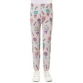 thumbnail image 4 of uublik Girls Athletic Leggings Digital Printing Soft Gradient Colour Bottom Pants 3-10 Years, 4 of 5