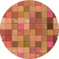 thumbnail image 1 of Ahgly Company Indoor Round Patterned Lava Red Area Rugs, 6' Round, 1 of 6