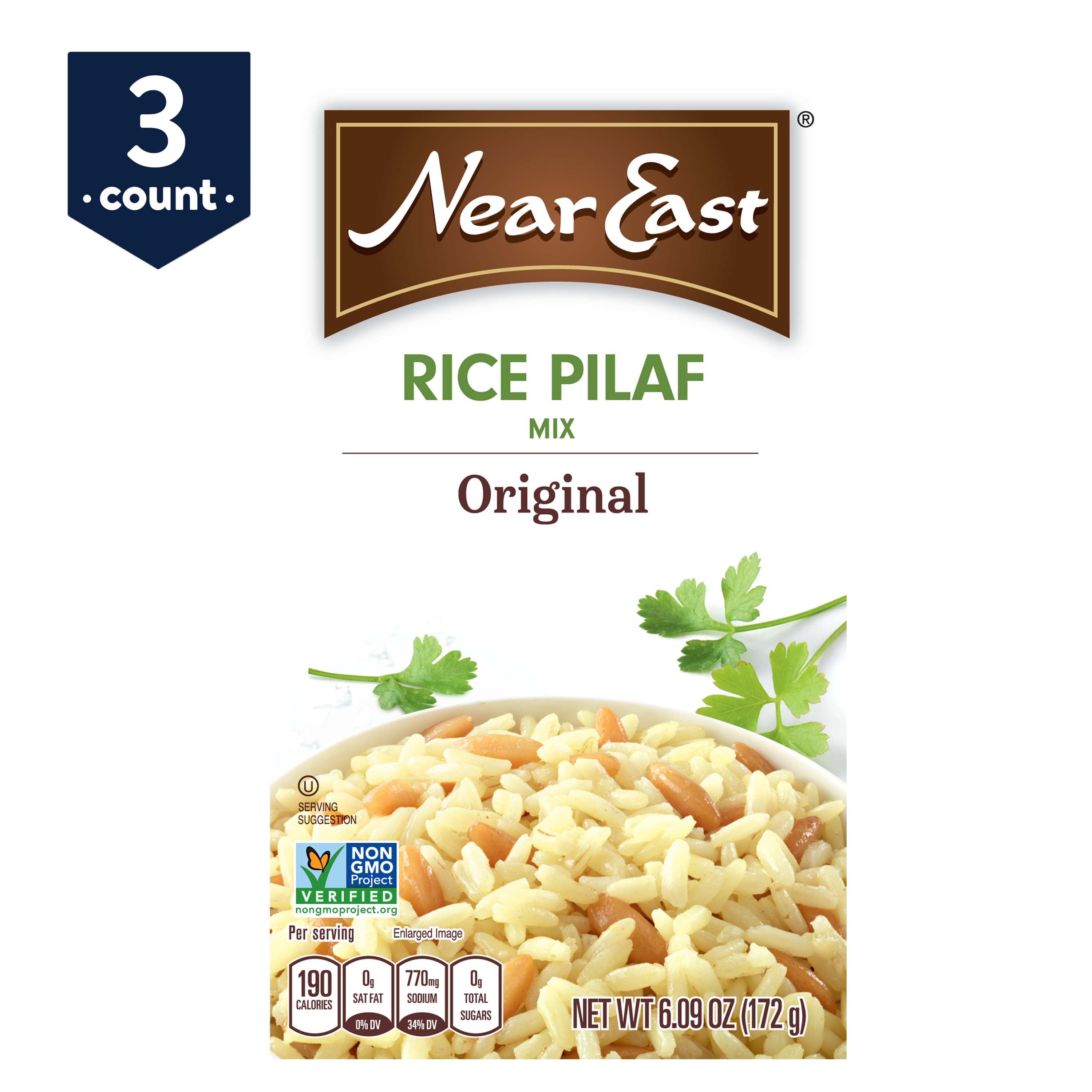 (3 Pack) Near East Rice Pilaf Mix, Original, 6.09 oz Box ...