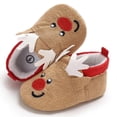 thumbnail image 3 of Baby Prewalkers Cotton Winter Shoes for Baby Wearing Coffee Color NonSkid Lightweight Size 06 Months, 3 of 4