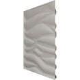 thumbnail image 4 of Ekena Millwork 19 5/8"W x 19 5/8"H Serina EnduraWall Decorative 3D Wall Panel, Universal Aged Metallic Weathered Steel (12-Pack for 32.04 Sq. Ft.), 4 of 6
