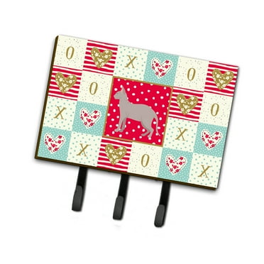 Carolines Treasures CK5598TH68 Don Sphynx Cat Love Leash or Key Holder Red Triple Hook multicolor