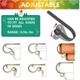 thumbnail image 5 of 4Pcs/6Pcs Stocking Holders for Mantle, Christmas Stocking Holder, Mantle Clip Fireplace Hooks Hanger for Christmas Party Decoration Supplies (Black), 5 of 8